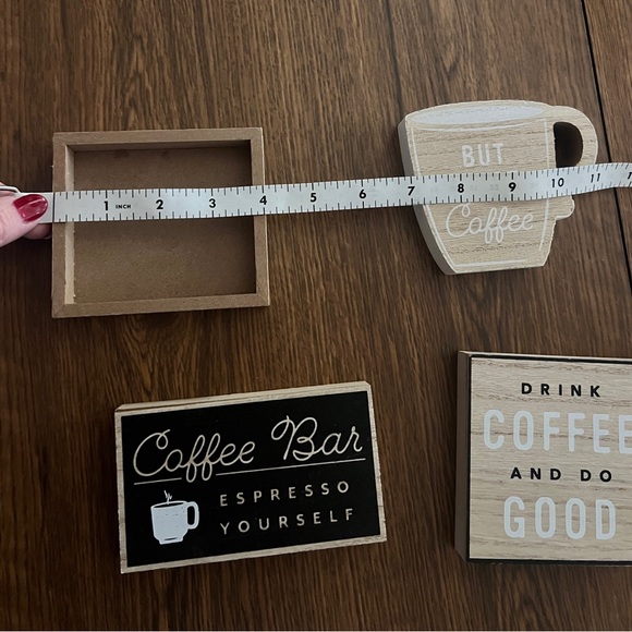 Coffee Bar Shelf sitters and Decor - Picture 6 of 9